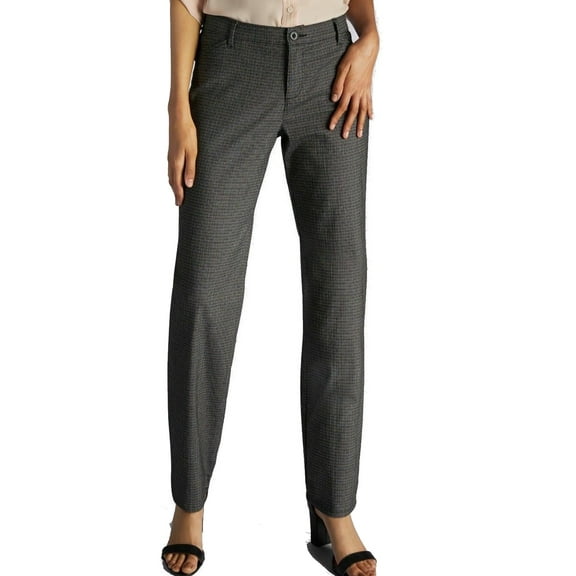 Womens Straight Leg Four Pocket Dress Pants 6