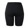 thumbnail image 4 of TheLovely Women's Cotton High Waist Outseam Length Yoga Workout Biker Shorts w/ Side Pockets, 4 of 4