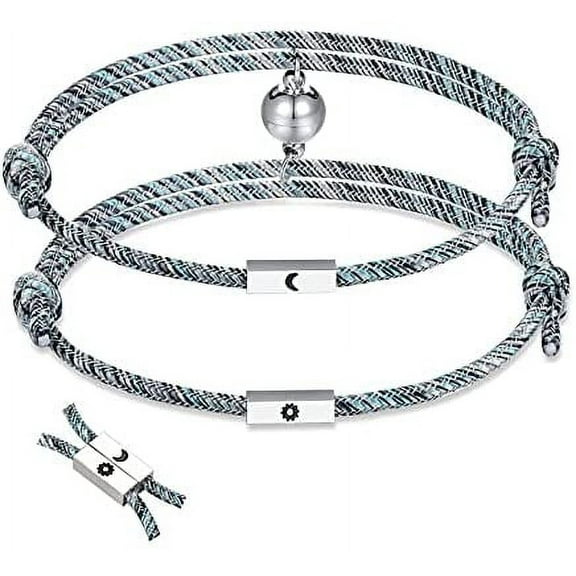 Sun and Moon Magnetic Couple Bracelets Attraction Friendship Bracelet