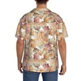 thumbnail image 3 of Kdxio Men's Hawaiian Shirt for Men Short Sleeve Shirt Seashells Summer Casual Holiday Beach Button Down T-Shirts, 3 of 5