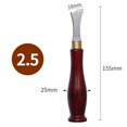 thumbnail image 2 of MYG 1.0-2.5mm Leather Arch Edge Sector Shallow Groove Crimper Pressure Line Tool, 2 of 9