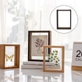 thumbnail image 1 of OULII Desktop Photo Frame Stand Coffee Wood for Office 1Pack, 1 of 7