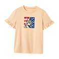 thumbnail image 3 of Camiseta para mujer verano transpirable recuerdo cuello redondo camisa para desplazamientos oficina L, 3 of 7