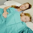 thumbnail image 3 of Topbuy 20 lbs 48'' x 72'' Weighted Blanket with Bamboo Fabric Cover &Glass Bead Green, 3 of 5