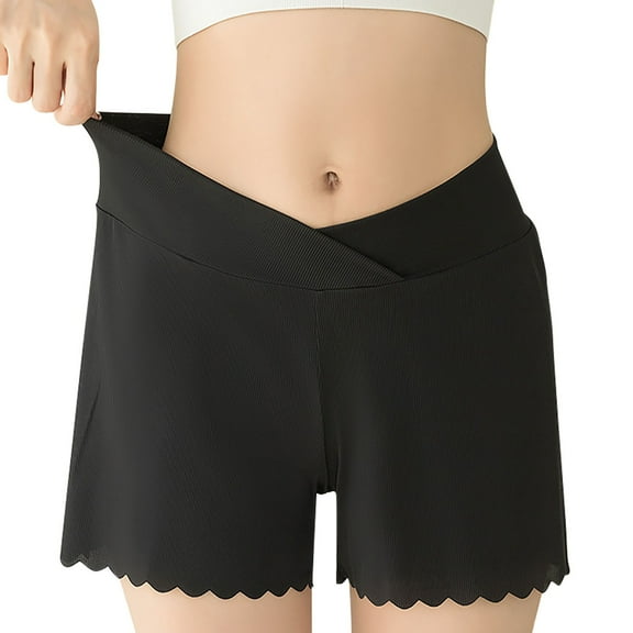 Chbgutlmr Shorts for Women Mid Waisted Crisscross Thin Loose Comfy Loungewear Summer Shorts Underwear