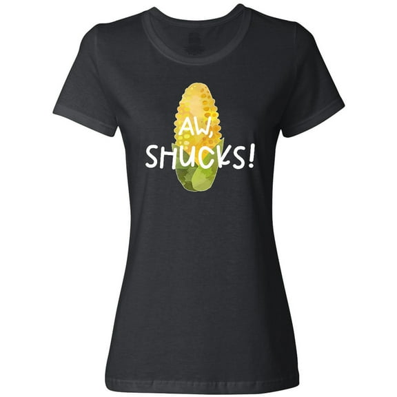 Inktastic Aw, Shucks Corn on the Cob Humor Women's T-Shirt