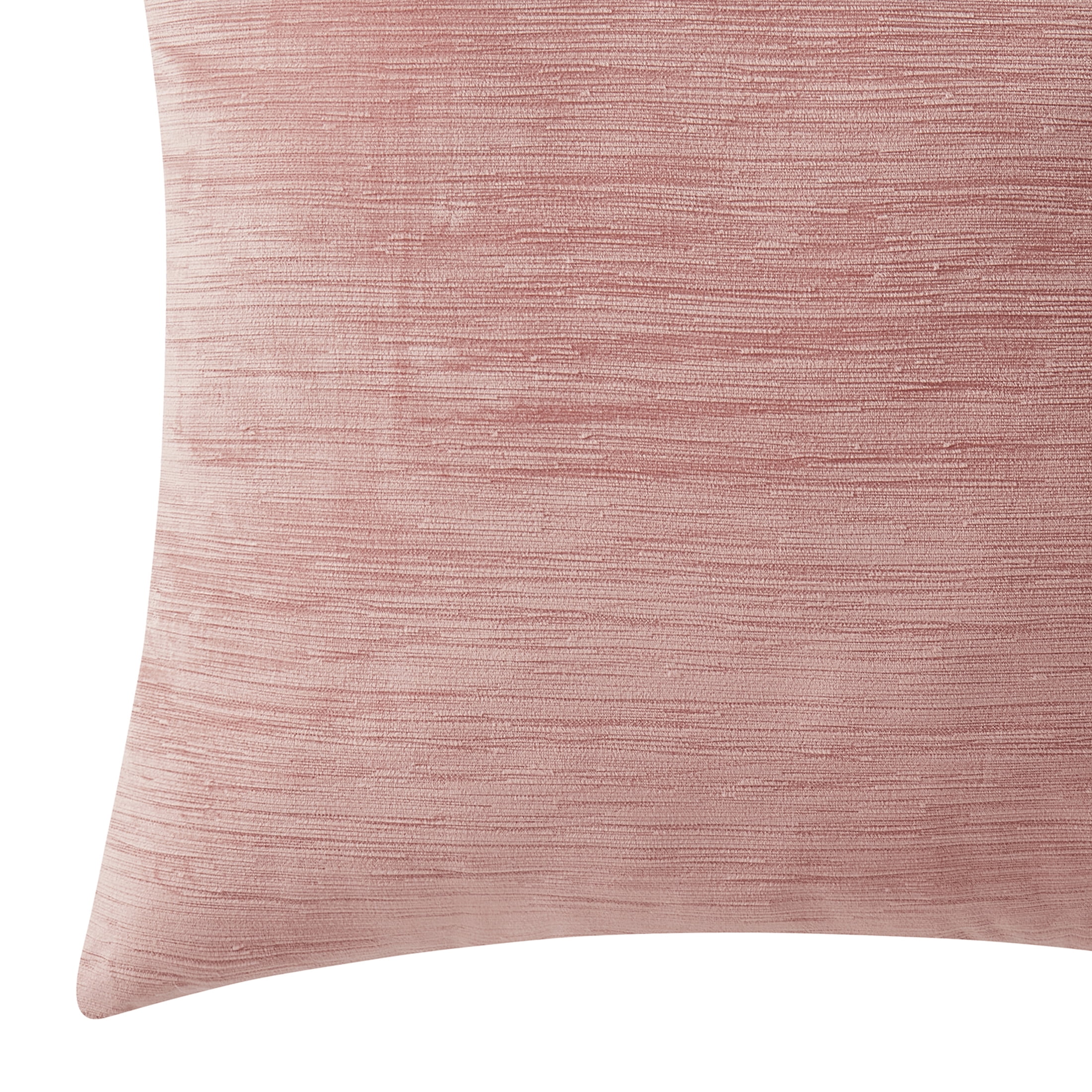 Mainstays 18" x 18" Pink Textured Velvet Polyester Decorative Pillow