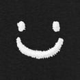 thumbnail image 2 of Dalix Lil Smile Heavy Cotton Short Sleeve Summer Tee Mens in Black S Small, 2 of 5