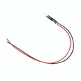 thumbnail image 2 of 10pcs 12v 5mm LED Light emitting Diode Wired Multicolor LED Light Cable 20cm 0.06W(White), 2 of 7