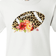thumbnail image 4 of Inktastic Football with Flowers and Leopard Spots Youth T-Shirt, 4 of 5