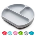 thumbnail image 1 of Suction Plates for Baby, Toddler Self-Feeding Suction Plate , Divided Silicone Dish for Weaning Babies, BPA-Free, Microwave, Dishwasher & Oven Safe – Infant Feeding Bowls, 1 of 5