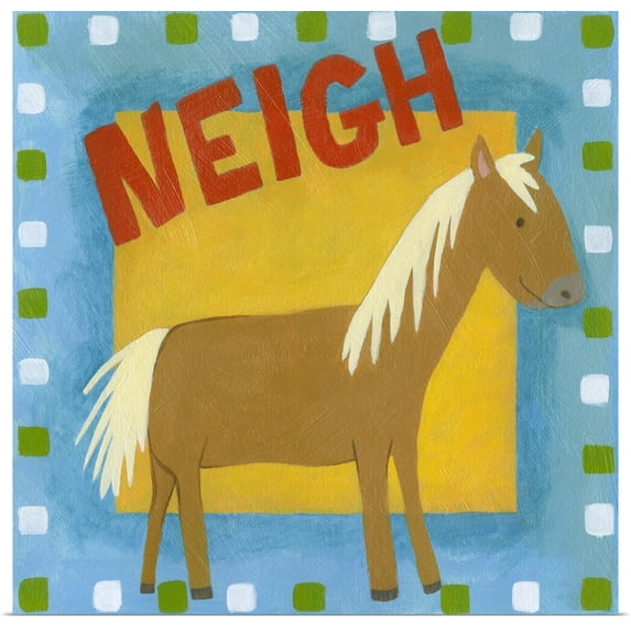 Great BIG Canvas | "Neigh" Art Print - 30x30