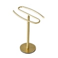 thumbnail image 4 of Hand Towel Stand Watch Holder Free Standing for Vanity Countertop Accessory Golden, 4 of 8