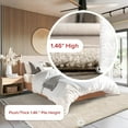 thumbnail image 5 of nuLOOM Neva Modern Tasseled Shag Beige 5' 3" x 7' 7" Modern Area Rug, 5 of 11