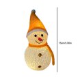 thumbnail image 4 of Lámpara de tierra de muñeco de nieve con pilas de luz LED para jardín de Navidad para fiesta de Navidad, 4 of 7
