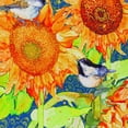 thumbnail image 7 of Evergreen Sunflowers and Birdies Suede Garden Flag 12 x 18 Inches Indoor Outdoor Decor, 7 of 7