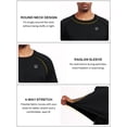 thumbnail image 4 of NELEUS Mens UPF 50+ Shirt SPF Sun Protection Quick Dry Short Sleeve Shirt 3 Pack,Black,US Size L, 4 of 12