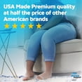 thumbnail image 3 of Made in USA - Open Toe Compression Tights for Women 20-30mmHg - Beige, X-Large, 3 of 10