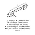 thumbnail image 3 of Amerock Bp854 Anniversary 3" Center To Center Bar Cabinet Pull, 3 of 6