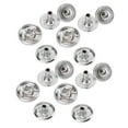 thumbnail image 1 of 200 Set Snap Fasteners Kit Metal Button Snaps Press Studs 8mm Strong Copper Exquisite Luster Widely Used Leather Snaps For Clothes Bags Leather, 1 of 8