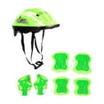 thumbnail image 1 of Casco de bicicleta para niños, casco de patinaje para ciclismo, patinaje sobre ruedas, deportes múltiples Verde, 1 of 8