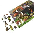 thumbnail image 2 of Wooden Jigsaw Puzzles for Adults with Uniquely Shaped Pieces - made in USA by FoxSmartBox - 240 Pieces - Majestic Harvest, 2 of 6
