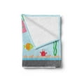 thumbnail image 2 of Cat Soft Flannel Fleece Throw Blanket, Cats Sitting on a Carpet and Looking at Cheerful Fishtank Cat Family of 3 Content, Cozy Plush for Indoor and Outdoor Use, 50" x 70", Multicolor, by Ambesonne, 2 of 5