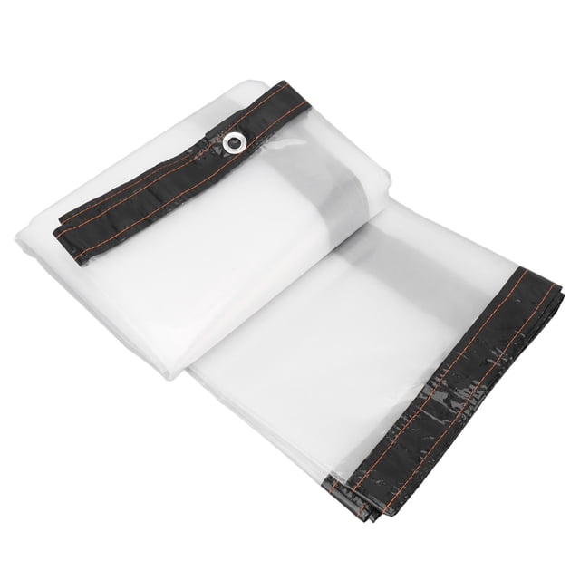 Rainproof Clear Poly Tarp, Reusable Transparent Tarp, Grommrt Fixed, Rainproof Clear Poly Tarp,Transparen Rainproof Tarp, For Cover Cloth