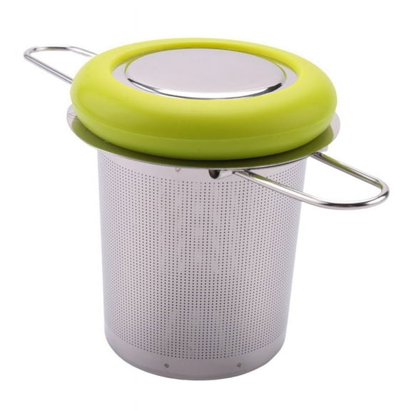 Tea Infuser Stainless Steel Tea Strainer Folding Handle Tea Filter Extra Fine Mesh xc4273
