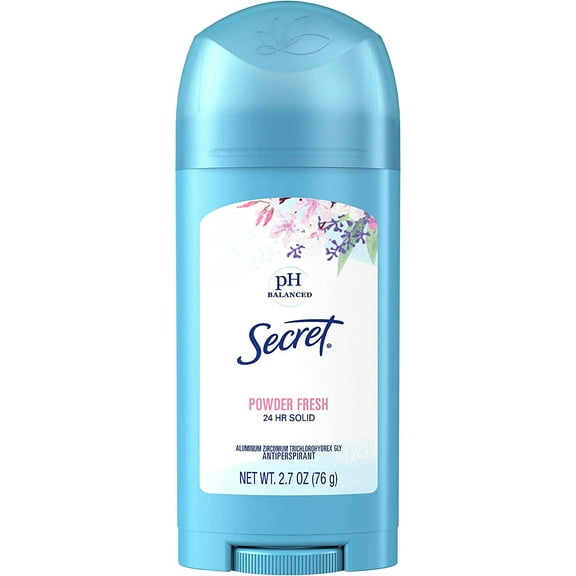 Secret Original Powder Fresh Women's Solid Antiperspirant & Deodorant,2.7oz,6- Pack