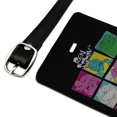 thumbnail image 2 of Ren and Stimpy Warhol Grid Front Rectangle Leather Luggage Card Carry-On ID Tag, 2 of 5