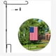 thumbnail image 1 of 1 Juego de soporte para asta de bandera de jardín con Clip antideslizante decorativo desmontable a prueba de viento asta de bandera soporte de hierro Baoblaze Mástil de bandera de hierro, 1 of 8