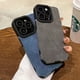 thumbnail image 5 of Luxury Suede Matte Leather Camera Protection Phone Case For iPhone 15 11 12 13 14 Pro Max Plus XS X XR Soft Silicone Full Cover, 5 of 5