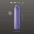 thumbnail image 5 of TAL 28oz Stainless Steel Ranger Push Lock Lid Water Bottle, Purple, 5 of 8