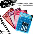 thumbnail image 2 of Bingo para Noche de Película XOXO Parents, set de 4 tarjetas reutilizables, 2 of 8