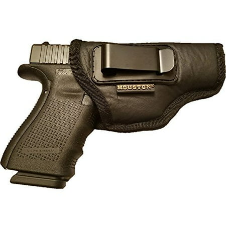 Houston IWB Gun Holster ECO Leather Concealed Carry Soft Material | Suede Interior for Maximum Protection | (Right)