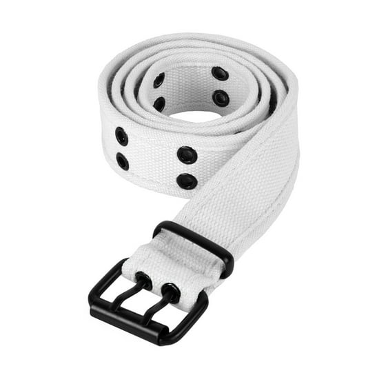 Belle Donne Grommet Belt for Women & Men Double Hole Grommets Canvas  Belts Military