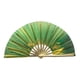 thumbnail image 4 of Abanico plegable que hace estallar la decoración artesanal reflectante Abanico de mano portátil multifunción para Verde, 4 of 9