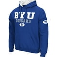 thumbnail image 2 of Men's Colosseum Royal BYU Cougars Sunrise Pullover Hoodie, 2 of 3