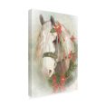 thumbnail image 3 of Canvas Wall Art - Trudi Simmonds 'The Christmas Wreath' Wall Art for Living Room, Bedroom, or Office Décor by Trademark Fine Art - 22 x 32 Inches - 22x32, 3 of 5