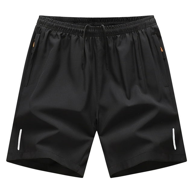 Diufon Men's Athletic Shorts Cotton Linen Drawstring Waisted Outdoor Sport Shorts Spring Summer Shorts with Pockets