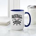 thumbnail image 4 of CafePress - Baseball Grandpa Large Mug - 15 oz Ceramic Large White Novelty Mug, 4 of 4