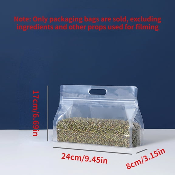 10pcs Premium Silicone Food Storage Bags - Leakproof & Reusable - Perfect for Freshness of Fruits, Veggies, Snacks & More - Versatile Kitchen Organizer