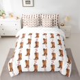 thumbnail image 2 of Homewish Cowgirl Cowboys Boots 7pcs Bedding Comforter Set,Rustic Western Farmhouse Queen Bedding Sets,Brown White Queen Sheet Sets For Boys Girls,Microfiber Bedroom Decor Reversible, 2 of 8