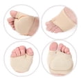 thumbnail image 4 of Almohadillas metatarsianas Cojines de bola de pie Almohadillas metatarsianas para aliviar el dolor, almohadillas de gel para metatarsalgia Mortons Neuroma Tela Almohadillas de manga metatarsiana para, 4 of 8