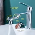 thumbnail image 2 of Universal 1080 Swivel Faucet Aerator Multifunction Faucet Extender Universal Swivel Splash Resistant Shower, 2 of 11