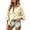 A-Beige, variant on Womens Blouses 3/4 Sleeve Ruffle Bell Sleeve T Shirts Button Loose Print Collared Pullover Casual Fall Tops Beige M