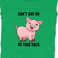 thumbnail image 4 of Inktastic Cant Say No to this Face- cute pig Boys or Girls Baby Bodysuit, 4 of 5