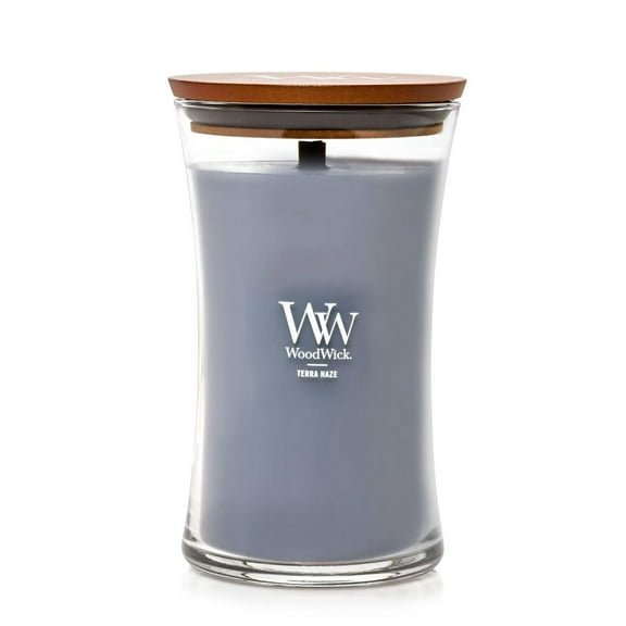 TERRA HAZE WoodWick 22oz Large Jar Candle Burns 180 Hours