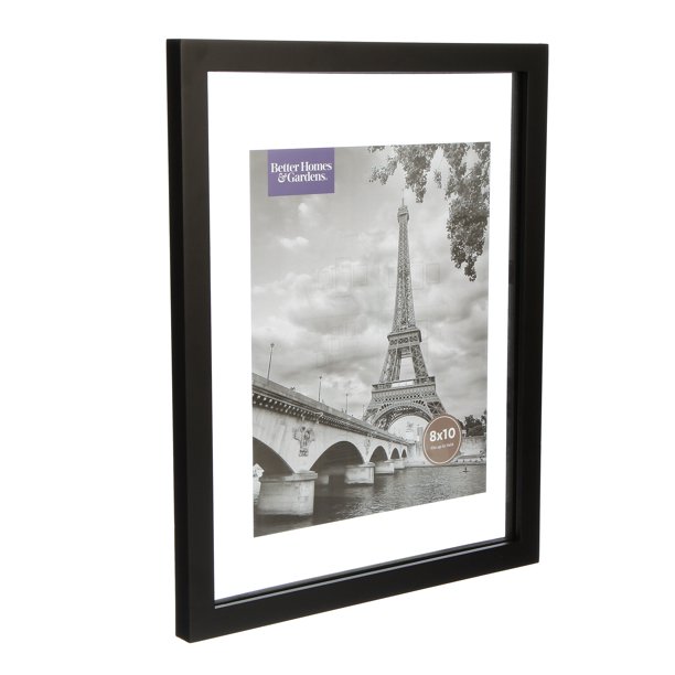 Mainstays 11x14 Wide Float Picture Frame, Black Finish